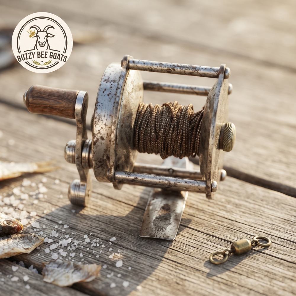 Atlas Portage 60 Metal Raised Pillar Vintage Fishing Reel (Circa 1920s–1940s)